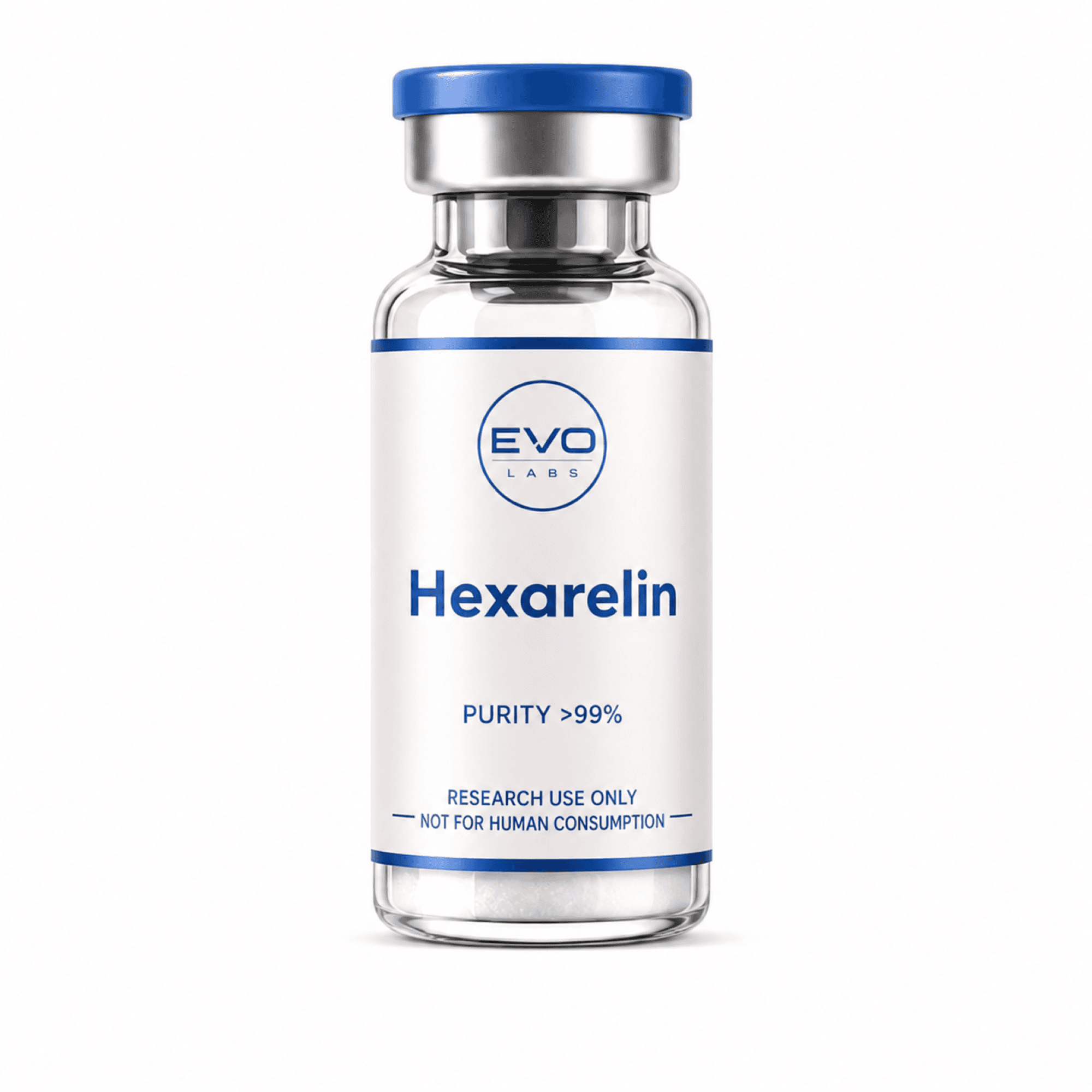 Hexarelin vial and packaging