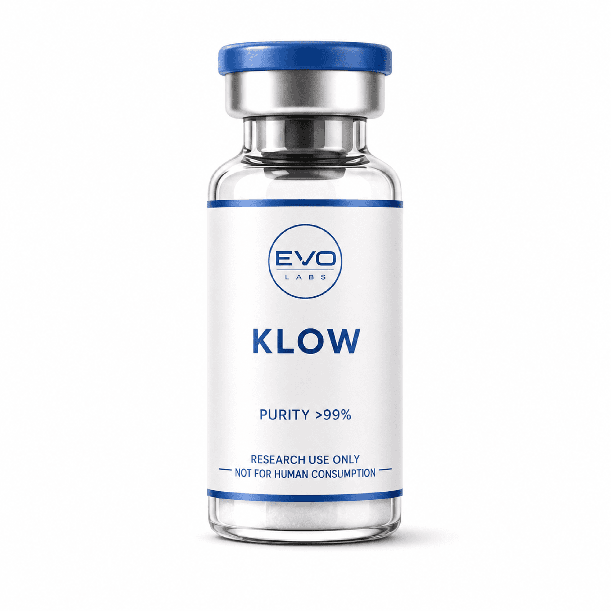 KLOW vial and packaging