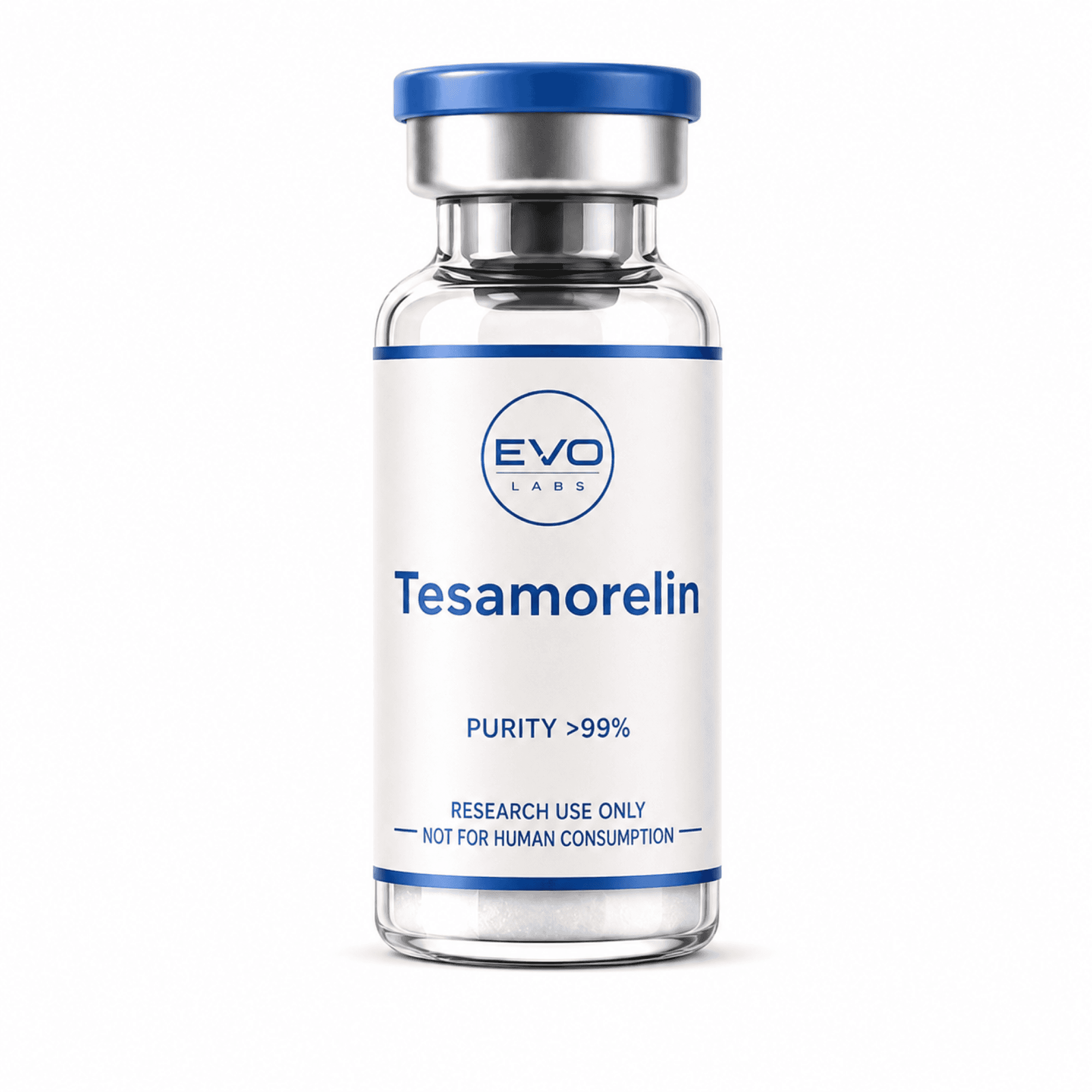 Tesamorelin vial and packaging